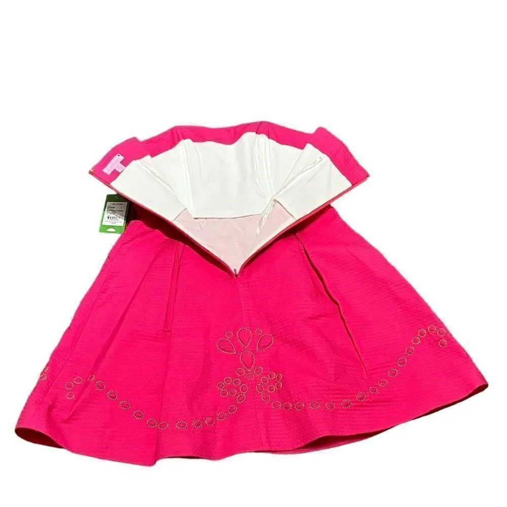 Lilly‎ Pulitzer Pink Azalea Bernadette Dress, Size 0, NWT - Picture 6 of 11